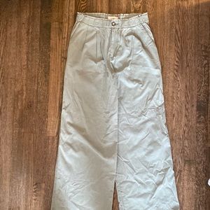 New With Tags LOFT Pants. High waisted elastic, light green, flare leg 💚
